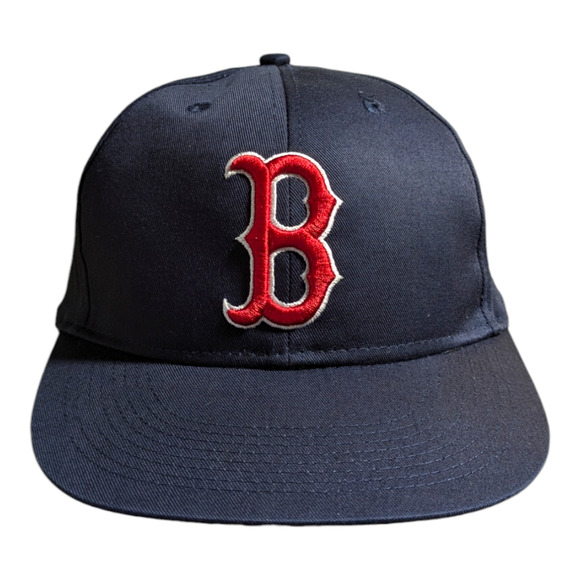 BOSTON RED SOX NAVY BLUE MVP AUTHENTIC MLB BASEBALL TEAM ADJUSTABLE STRAP - Picture 2 of 8